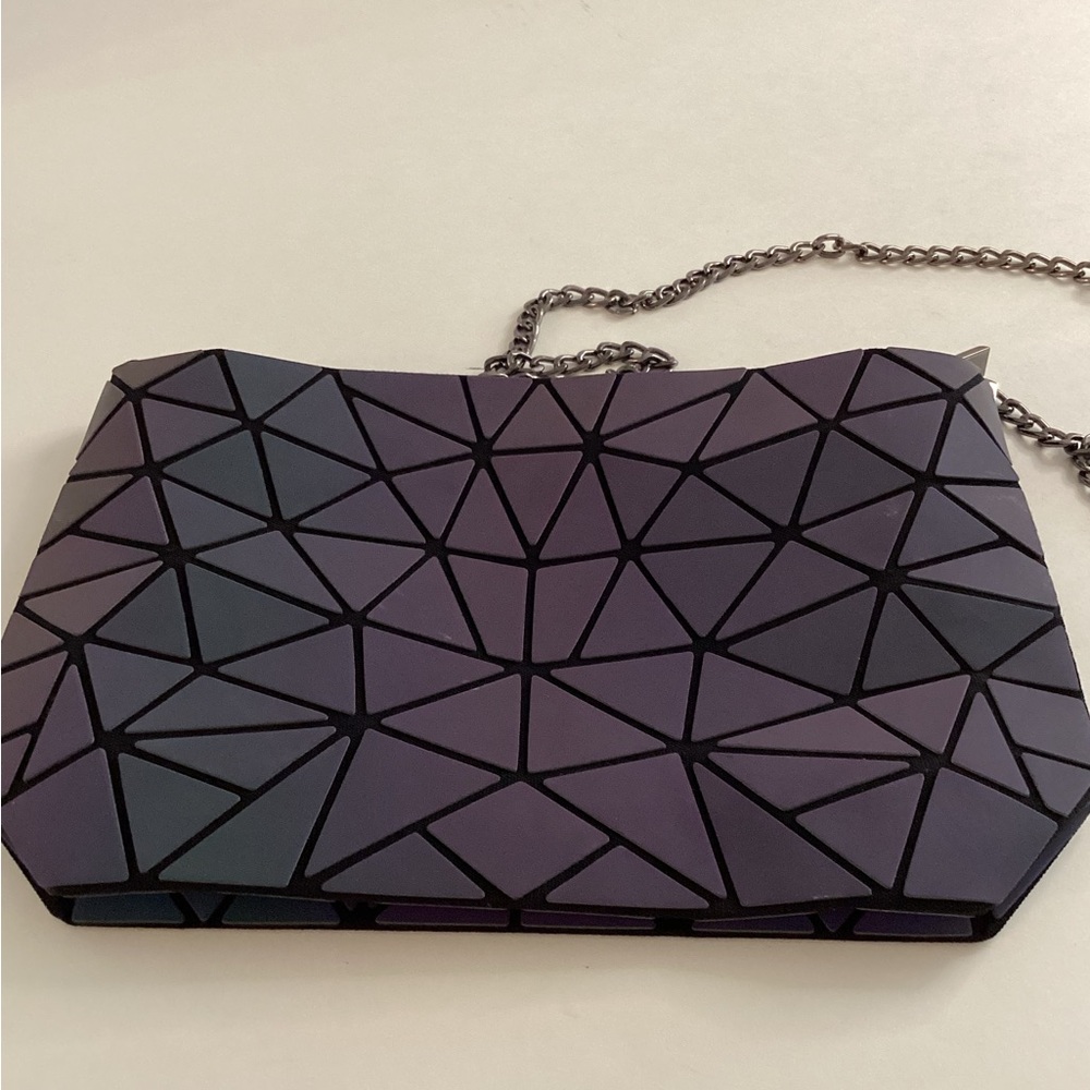 Lovevook Geometric Purple Crossbody Bag nwt - Picture 3 of 4